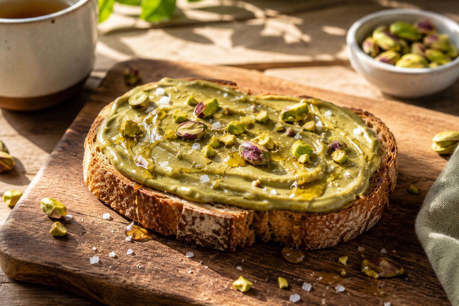 Pistachio Cream Toast Recipe: The 2-Minute Breakfast That Tastes Like Paris