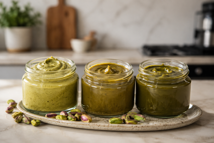 Pistachio Cream vs Pistachio Butter vs Paste — Key Differences